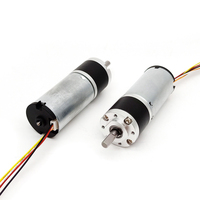 Moteur électrique sans balais BLDC avec boîte de vitesses planétaire 22 mm, rapport de réduction 1/4, 1/16, 1/64, 1/256, 1/509, 12 V, 24 V, 4000 tr/min
