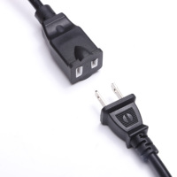 Câble d'extension industriel 1,5 m 10 A 250 V à 2 broches françaises, double fiche femelle 2 broches, cordon d'alimentation CA isolé en PVC IEC C7