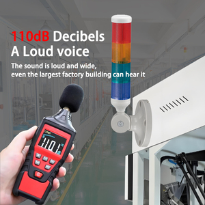 Cntd CTL50-RG 24V nhấp nháy LED cảnh báo ánh sáng 180 độ gấp âm thanh và báo động ánh sáng được sử dụng cho điều khiển tự động hóa công nghiệp - Product Image 4