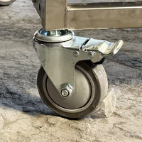 Support de plateau de boulangerie en acier inoxydable Chariot de cuisson Chariot de cuisson au four Plateau de cuisson Support de plateau de cuisson Étagère de chariot en acier inoxydable