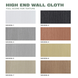 Rivestimento Murale in PVC Impermeabile Grigio-Bianco Chiaro con Linee Astratte, Non Lucido, <span class=keywords><strong>per</strong></span> Design d'<span class=keywords><strong>Interni</strong></span> Minimalista in Hall e Hotel - Product Image 3
