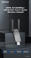 Comfast WiFi6 1800Mbps USB3.0 alpha wifi adaptateur cartes réseau sans fil pour récepteur ethernet lan carte