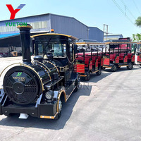 Train électrique sans suivi pour adultes, pour parc d'attractions, Train pour centres commerciaux