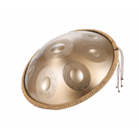 Factory Supply 9-Notes Steel Handpan Drum Set with Soft Bag/Stand Portable Percussion Musical Instruments
