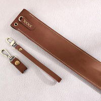 Vintage Drumstick Leather Case Portable Musical Instrument Storage Bag Protective Cover for Drum Accessories