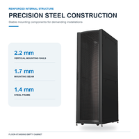 Armoire de serveur OEM & ODM 42U, armoire réseau, armoire de serveur avec système de refroidissement