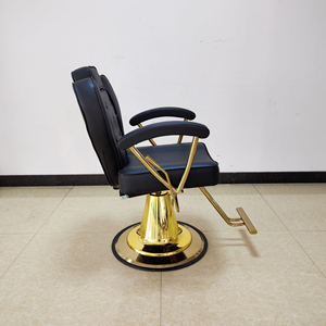 Fauteuil de Barbier en Similicuir, Réglable en Hauteur Hydrauliquement, Base Ronde, Mobilier de Salon Moderne, Usage Commercial, Portable, Hôpital - Product Image 4