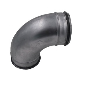 Coude de conduit de <span class=keywords><strong>climatisation</strong></span> central en acier galvanisé à 90 degrés à haute étanchéité avec joint en caoutchouc - Product Image 6