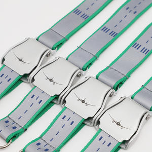 LBRギフトカスタムネオン反射シルクスクリーン印刷ポリエステル安全バックルスクリーン印刷パターンエアバス航空ストラップ - Product Image 3