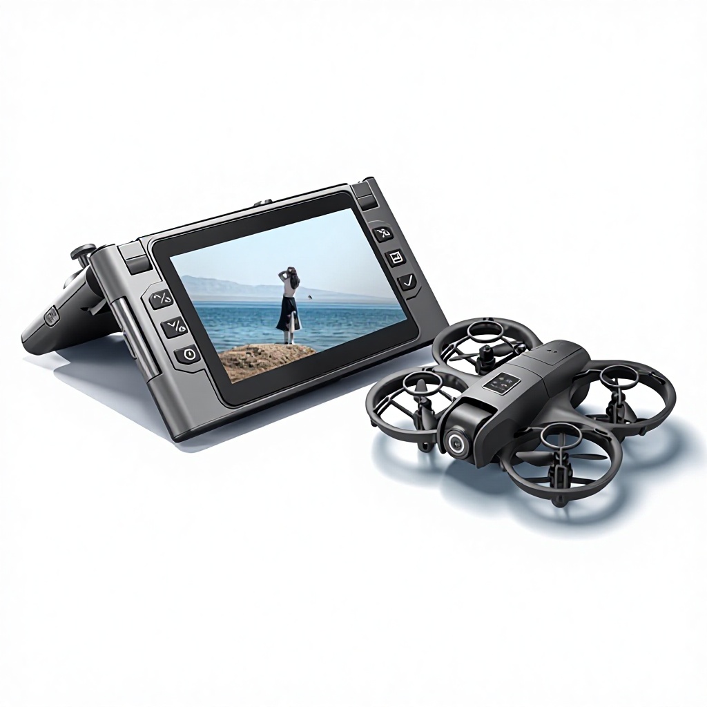 New Foldable Drone with Large HD Screen, Professional Aerial Photography, Full Protection, RC Aircraft Toy for Boys