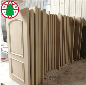 Fábrica al por mayor Venta caliente precio barato panal Núcleo de papel puertas de madera interior