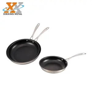 Good Price Cooking Exterior Mirror Polish Finish Kitchenware Set Saucepan Frypan