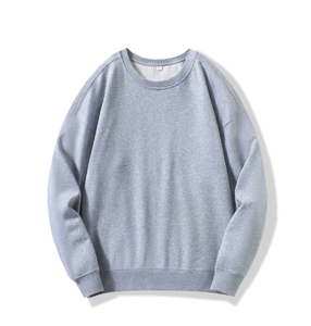 Suéter Grueso de Terciopelo Súper Suave de 460 g, Overol con Logotipo Estampado, Cuello Redondo en el Hombro - Product Image 6