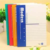 Logo personnalisé imprimé A5 couverture souple cahier d'école utilisation quotidienne reliure parfaite impression de cahiers