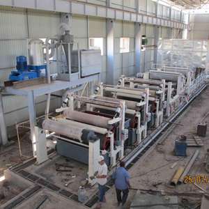 Juego completo de cajas de cartón corrugado para residuos, planta de línea de producción de cartón 125-200 Gsm, línea de producción de papel Kraft - Product Image 6