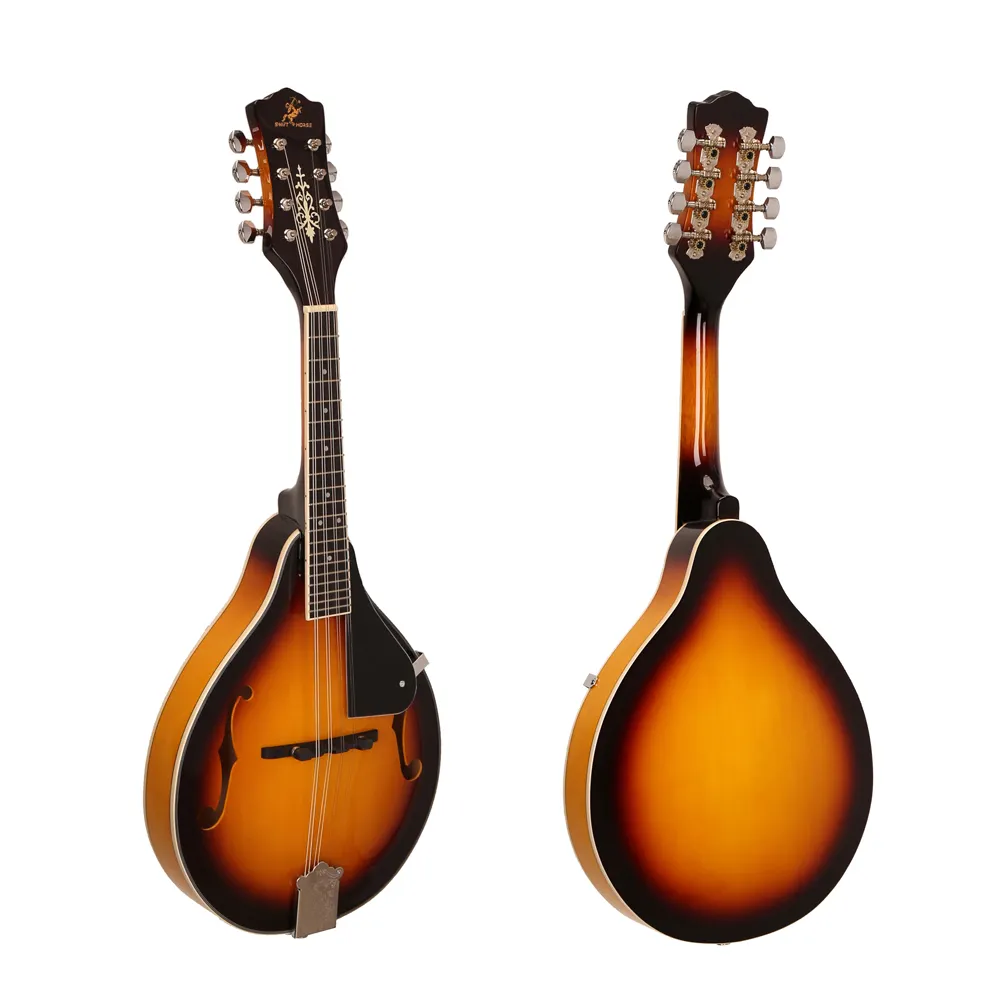 Toptan fabrika akustik Mandolin gitar yüksek kalite 8 dizeleri Mandolin enstrüman