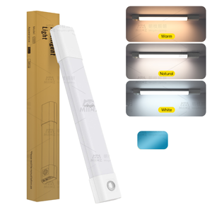 Перезаряжаемый беспроводной датчик движения, освещение для шкафа, двойной цвет для полки для ванной комнаты - Product Image 1