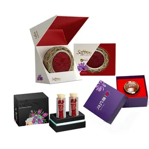 Custom Printing Saffron Packaging Box