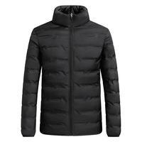 Veste d'hiver personnalisée en duvet de canard avec col montant, en graphène polythermique, avec fermeture éclair, pour hommes et femmes, veste de travail pour entreprise