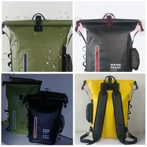 Mochila Impermeable de 25L para Exteriores, con Correa de Hombro Arqueada, Bolsa Seca de Gran Capacidad para Camping, Natación, Playa, Piscina - Product Image 5