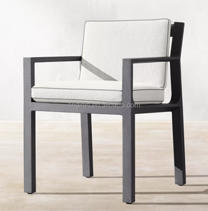 Ensemble de 8 chaises à manger en aluminium, le meilleur et confortable, table d'extérieur moderne, d'<span class=keywords><strong>angle</strong></span> - Product Image 3