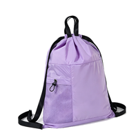 Sac à dos léger pliable et imperméable avec cordon de serrage pour la gym, la randonnée, la course à pied, le basketball, le rangement et les activités sportives