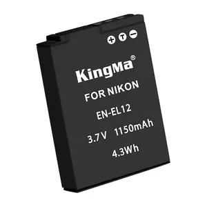 尼康P300 P310 S8200 S9100 S9500 S8100 KingMa-EN-EL12可充电锂离子电池未卡住