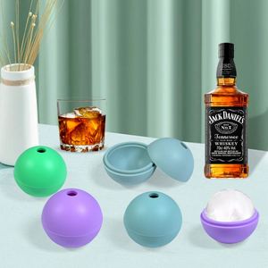 Ice Cube Tray Diy Single Case Silicone Ice Moulds Whiskey Wine Cocktail Ice Cube Ball Maker - Product Image 2