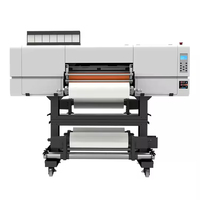 Nouvelle imprimante DTF UV automatique 24 pouces 4 têtes A1 Crystal 600 mm pour étiquettes I3200 Film Or Garantie 1 an