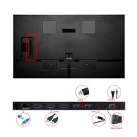Nuevo Diseño de Pantalla LCD para Video Wall con Unión sin Costuras, 43/55 Pulgadas, 4K, Ultrafina, Cartel Digital para Centros Comerciales y Metro