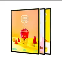 Panneau de menu Led rétro-éclairé pour publicité Panneau lumineux Led Slim Light Box Panneaux publicitaires