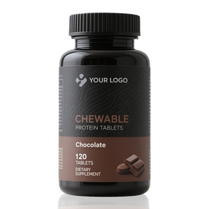 Protéines de lactosérum en comprimés, sans produits laitiers, véganes, biologiques, à la vanille, marque privée, concentré en vrac de 50 kg, produits de beauté pour hommes - Product Image 1