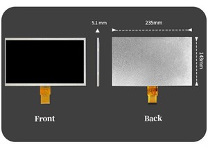 Polcd Màn Hình <span class=keywords><strong>LCD</strong></span> Độ Phân Giải 10 "1024X600 Với Giao Diện RGB Màn Hình IPS TFT 10.1 Inch Cho Bánh Mâm Xôi - Product Image 5