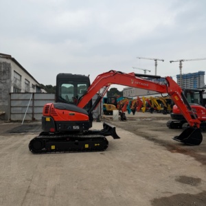 Máquina de construcción usada de alta calidad de 5 toneladas, excavadora pequeña Hitachi zx55 zx50 para paisajismo de jardines. - Product Image 2