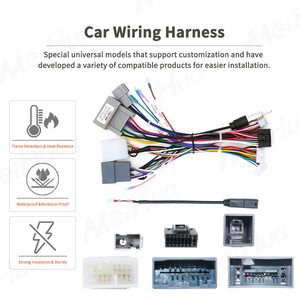 Câble de faisceau de câblage pour <span class=keywords><strong>autoradio</strong></span> Meihua pour Toyota/Honda/<span class=keywords><strong>Hyundai</strong></span>/VW CRV/Civic/Accord, <span class=keywords><strong>adaptateur</strong></span> de câble avec Canbus - Product Image 4