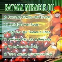 Minyak Batana 100% Organik Mempromosikan Pertumbuhan Rambut Perawatan Rambut Minyak Esensial