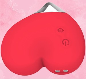Vibrador de succión en forma de corazón de melocotón, juguete de vibración fuerte extraíble, vibrador Mini para lamer, juguetes de masturbación femenina - Product Image 3