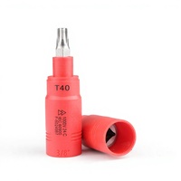 Clé à douille Torx isolée certifiée VDE 1000V, embout 3/8, en acier au chrome-vanadium, outils manuels industriels pour électriciens, OEM EXPLOIT 1