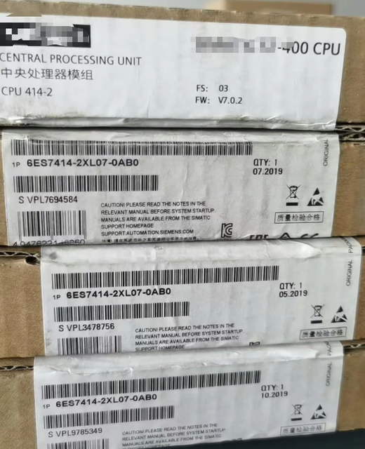 6ES7414-2XL07-0AB0 Original Brand New CPU 414-2 Central Processing Unit Made in Germany