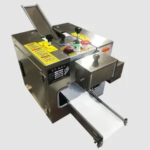 110v/220v stainless steel automatic wonton dumpling skin machine roti chapati wrapper making machine