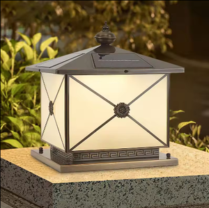 Zeal Lighting LED lámpara solar Pilar exterior impermeable arriba y abajo gran pilar solar lámpara de puerta - Product Image 2