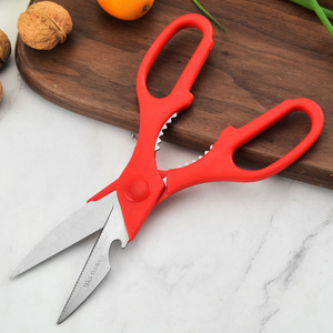 Fish Card Stainless Steel Multi-functional <b>Kitchen</b> <b>Scissors</b> Plastic Handle Super Braided Line Design for Multi-Purpose Cutting - Product Image 4