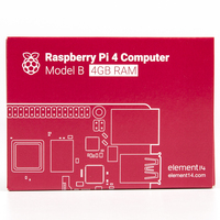 Raspberry PI 4 Placa DE DESARROLLO Original Raspberry Pi 4 Modelo B 1/2/4/8GB RAM Computadora de placa única