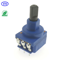 Potentiomètre à variation de tension professionnel WH116 500k 1M ohm 16mm avec interrupteur poussoir 10A certifié UL
