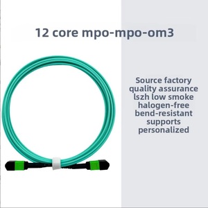 Cable de Fibra Óptica MPO <span class=keywords><strong>OM3</strong></span> <span class=keywords><strong>300</strong></span>-(F) de 8/12/24 Núcleos de Baja Pérdida MPO-MPO para Interconexión de Servidores, Grado Telecomunicaciones - Product Image 2