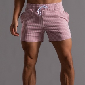 Nouvelles tailles plus shorts de course de bain décontractés solides pour hommes séchage rapide vêtements de plage écologiques basket-ball avec cordon de serrage réglable - Product Image 6