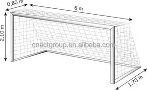 Portería de Fútbol Sala Resistente para Entrenamiento, 3x2m, Poste de Aluminio para Prácticas Escolares y de Academia, <span class=keywords><strong>LYM</strong></span>-300A ACT, Portátil y Profesional - Product Image 6