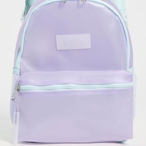 Bolso Mini Personalizado Morado Unisex, Resistente al Agua, de Gran Capacidad, con Correas de Hombro Ajustables, Bolsillo Exterior con Cierre y Bolsillo de Malla - Product Image 2