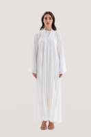 Ensemble Abaya Mexizo plissé à manches larges et cardigan ouvert, robe longue islamique élégante et modeste, sur mesure pour femmes musulmanes, Dubaï
