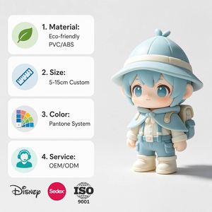 Figurines en plastique 3D personnalisées OEM ODM, figurines de <span class=keywords><strong>personnages</strong></span> de dessins animés en PVC, statues 3D, figurines promotionnelles, cadeaux de collection - Product Image 2